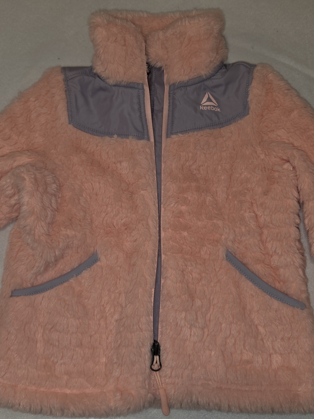 Reebok Girls' Pink Fleece Jacket